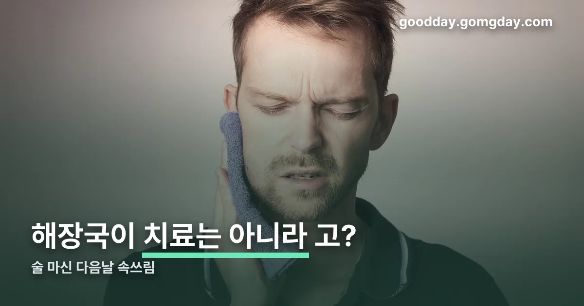 술 마신 다음날 속쓰림 정리 썸네일