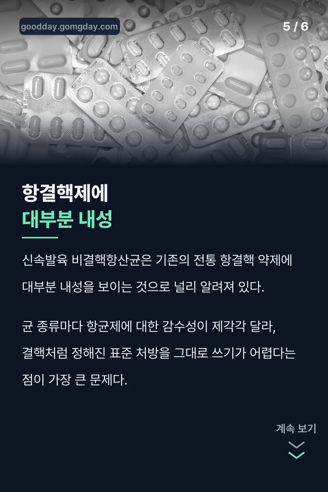 항결핵제 내성 문제