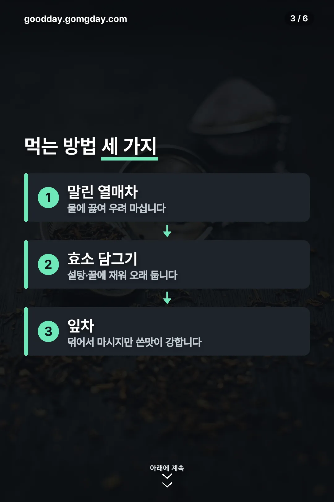 꾸지뽕 먹는 방법 세 가지